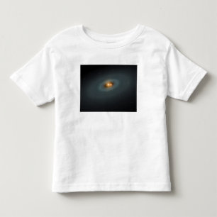 Camiseta Infantil Um par apertado de estrelas e de um disco