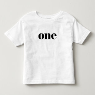 Camiseta Infantil Um - Parabéns para Todlers