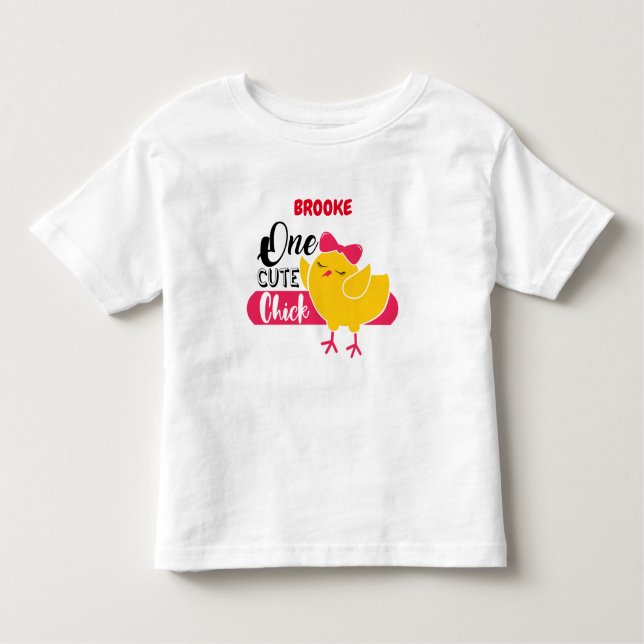 CAMISETA INFANTIL "UM PINTINHO BONITO" PERSONALIZADO (Frente)
