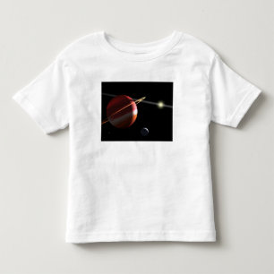 Camiseta Infantil Um planeta da Jupiter-massa que orbita a estrela