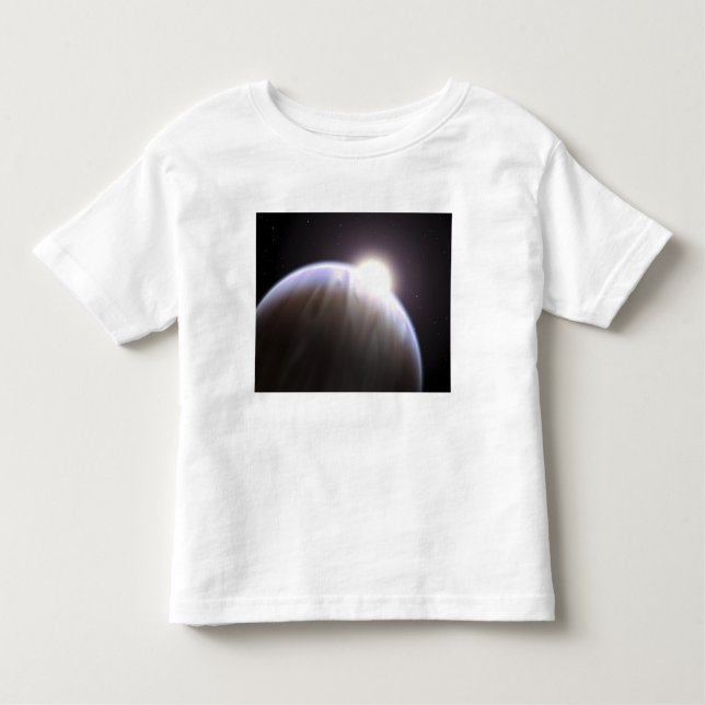 Camiseta Infantil Um planeta extrassolar com sua estrela-mãe (Frente)