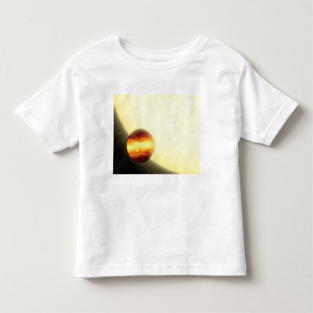 Camiseta Infantil Um planeta gigante a gás orbitando muito perto (Frente)