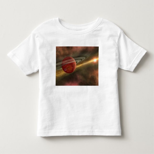Camiseta Infantil Um possível planeta novo (Frente)