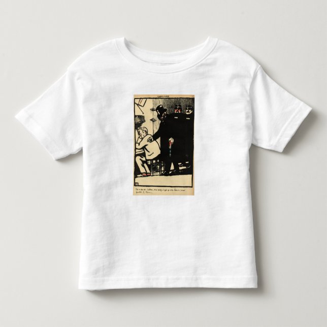 Camiseta Infantil Um prisioneiro é exilado dos crimes e (Frente)