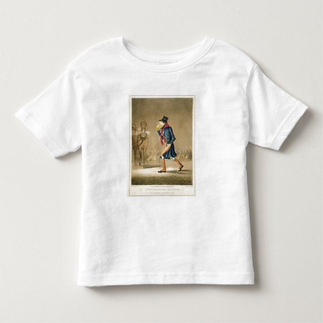 Camiseta Infantil Um puro-sangue novembro & detalhe de Londres, (Frente)