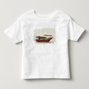 Camiseta Infantil Um Sampan, período de Qianlong