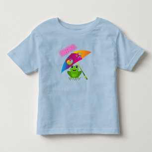 Camiseta Infantil Um sapo alegre