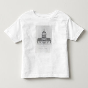 Camiseta Infantil Um secção transversal de St Peter, Roma