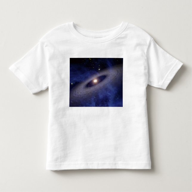Camiseta Infantil Um sistema solar distante (Frente)
