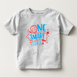 Camiseta Infantil Um Smart Cookie Taster Engraçado Toddler T-Shirt