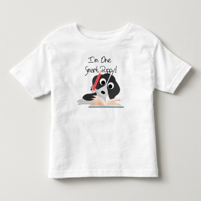Camiseta Infantil Um Smart Puppy (Frente)