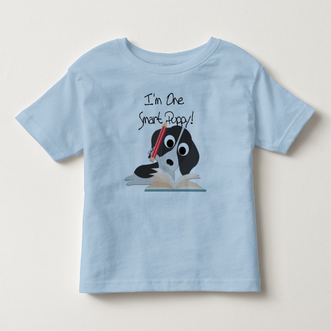 Camiseta Infantil Um Smart Puppy (Frente)