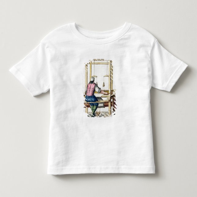 Camiseta Infantil Um tecelão Venetian (Frente)