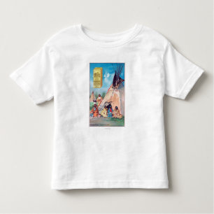 Camiseta Infantil Um Tepee indiano do corvo, anúncio de produto de