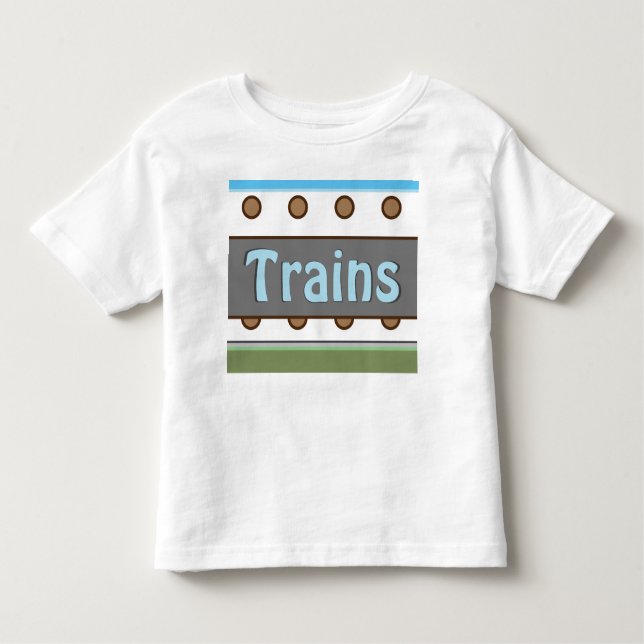 Camiseta Infantil Um Teto De Comboios (Frente)