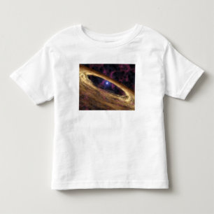 Camiseta Infantil Um tipo de estrela inoperante chamou um pulsar