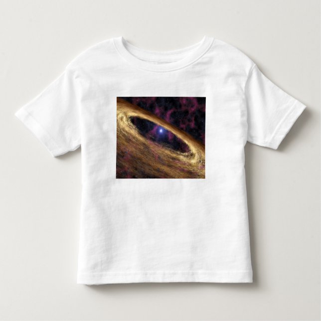 Camiseta Infantil Um tipo de estrela morto chamada pulsar (Frente)