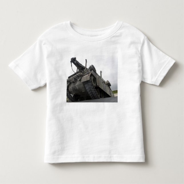 Camiseta Infantil Um veículo de recuperação de hercules da M88A2 (Frente)