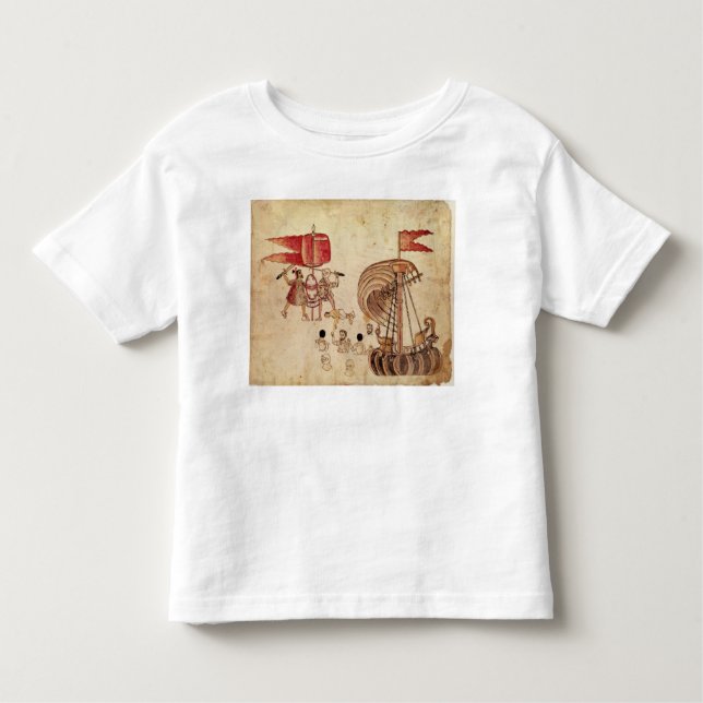 Camiseta Infantil Um warriorl de Tlaxcalan (Frente)