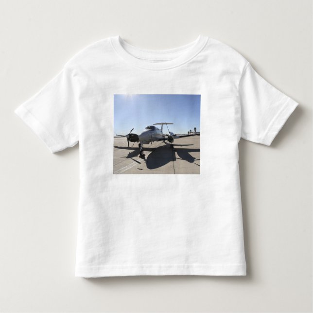 Camiseta Infantil Uma aeronave UC-12F King Air (Frente)