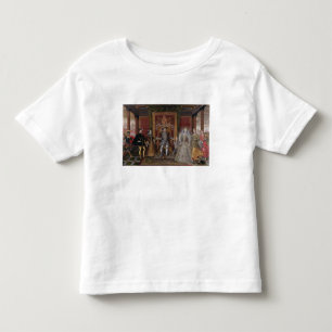 Camiseta Infantil Uma alegoria da sucessão de Tudor: A família de