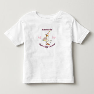 Camiseta Infantil Uma Aniversariante Boba de 1 Ano Festa de Aniversá
