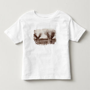 Camiseta Infantil Uma árvore do Hedgerow, 1852 (impressão do album