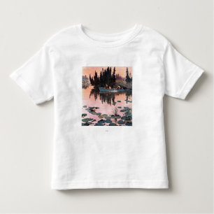 Camiseta Infantil Uma Bela Captura de John Clymer