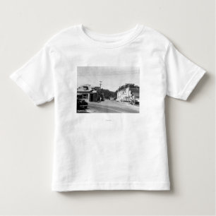 Camiseta Infantil Uma cena da esquina da rua