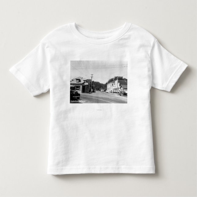 Camiseta Infantil Uma cena da esquina da rua (Frente)