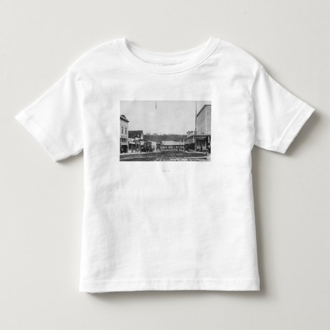 Camiseta Infantil Uma cena da rua # 1 (Frente)