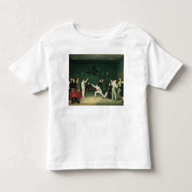 Camiseta Infantil Uma cena de cerco, 1827 (Frente)