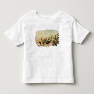 Camiseta Infantil Uma cena do beira-mar