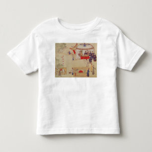 Camiseta Infantil Uma competição do tiro ao arco, fim do século