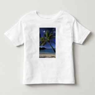 Camiseta Infantil Uma das melhores praias do mundo; Trunk Bay em