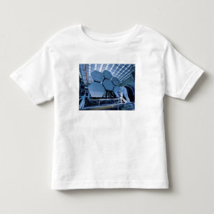 Camiseta Infantil Uma disposição do telescópio espacial de James