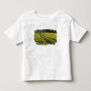 Camiseta Infantil Uma estrada de fazenda em Sabins Pasture em Montpe