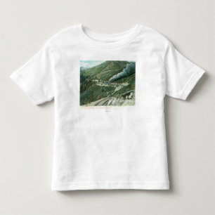 Camiseta Infantil Uma estrada de ferro cénico ViewMt. Tamalpais, CA