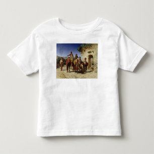 Camiseta Infantil Uma família aciganada na estrada, c.1861