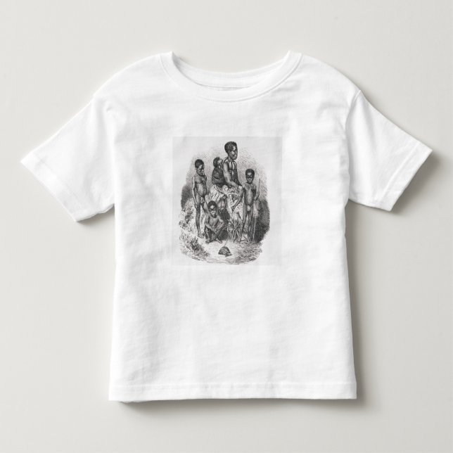 Camiseta Infantil Uma família do tribo Zulu da história da (Frente)