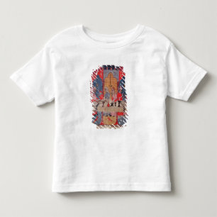 Camiseta Infantil Uma família recolheu na mesa para o Passover