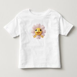 Camiseta Infantil Uma Flor Margarida Fofa