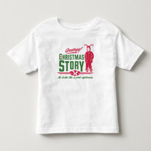 Camiseta Infantil Uma história de Natal Ele Parece Um Pesadelo Ros
