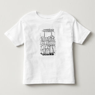 Camiseta Infantil Uma ilustração de um casamento judeu