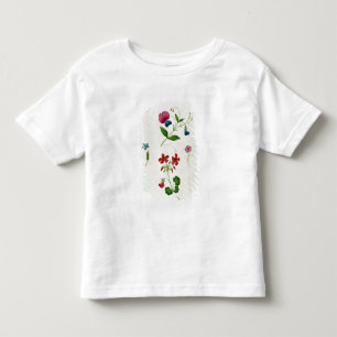 Camiseta Infantil Uma ilustração 'de um tratado novo na flor Pai