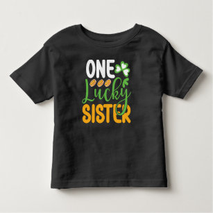 Camiseta Infantil Uma Irmã Sortuda, Rua. Dia de Patrick 2024,