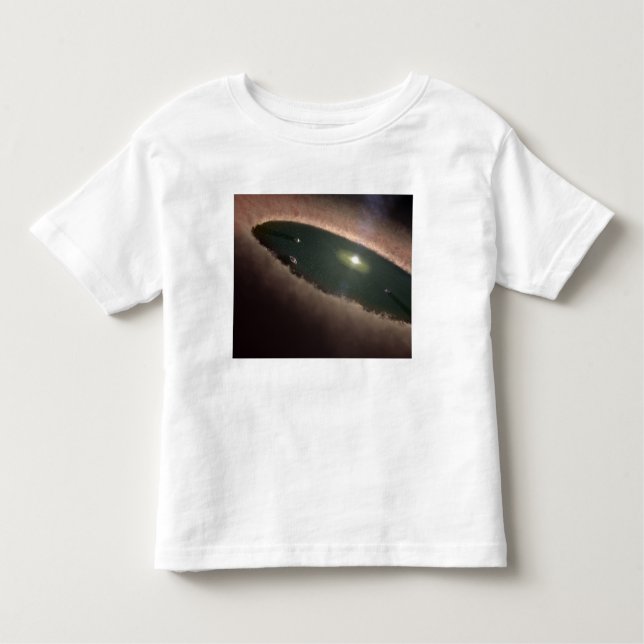 Camiseta Infantil Uma lacuna em um protoplanetário ou formando um pl (Frente)