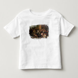Camiseta Infantil Uma luta fora de um comboio