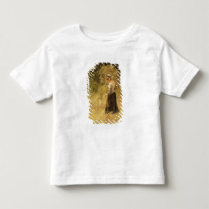 Camiseta Infantil Uma Menina Colhendo Hay, século XIX