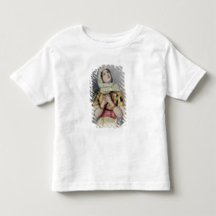 Camiseta Infantil Uma moça em turco vestida (c/c sobre lápis)